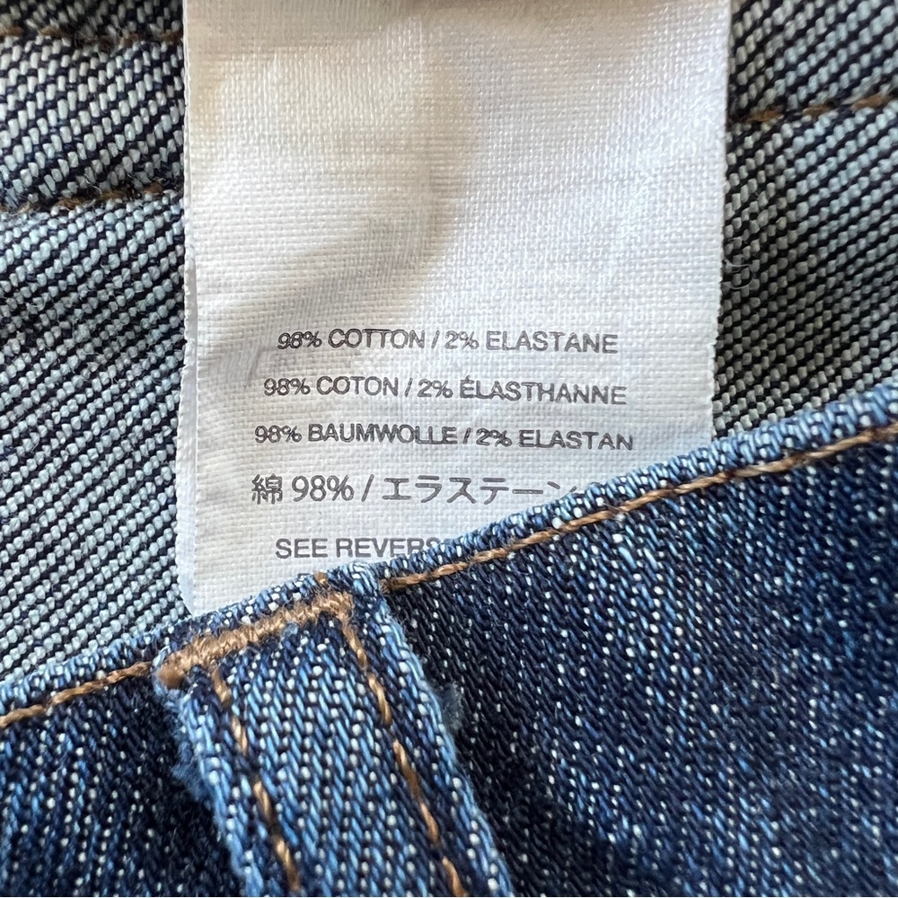 J.Crew Straightaway Buttonfly Whiskered Medium Wash Jean Denim Pants Euc 26 View 4